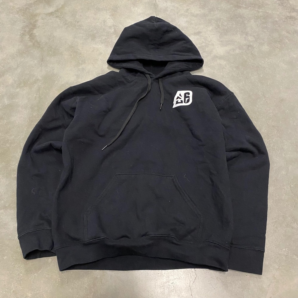 AG Copenhagen Major Black Hoodie Sweatshirt Mens Size Medium Graphic Print